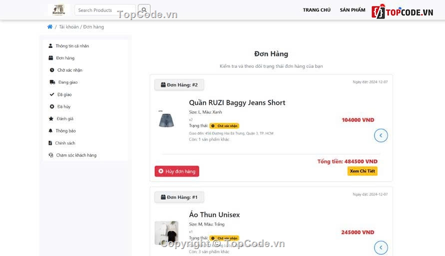 Web bán hàng,bán quần áo,bán hàng quần áo,cửa hàng quần áo,Đồ án,bán hàng